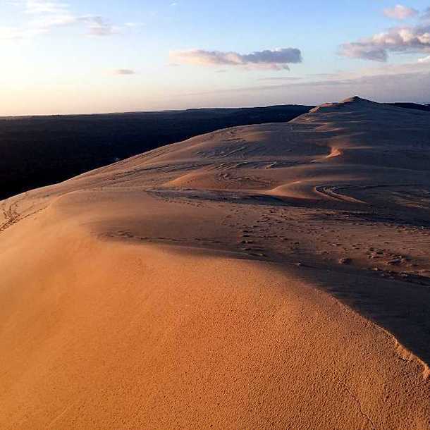 Lever du soleil sur la Dune du Pilat